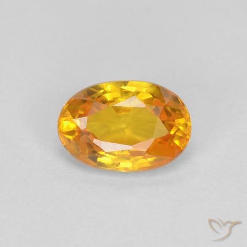 0.62ct Naturel Or Saphir, ovale, VVS