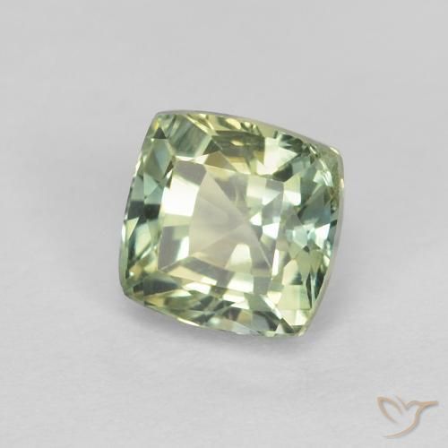 Saphir Multicolore naturelle Coussin, 0.84 ct, VS