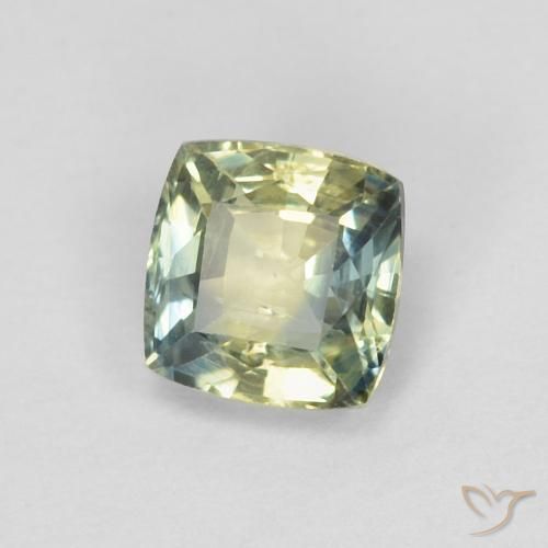 0.66ct Naturel Multicolore Saphir, Coussin, VS
