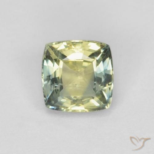 Saphir Multicolore naturelle Coussin, 0.66 ct, VS