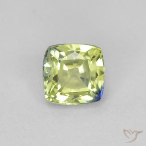 0.51ct Naturel Multicolore Saphir, Coussin, VVS-VS, Photo A