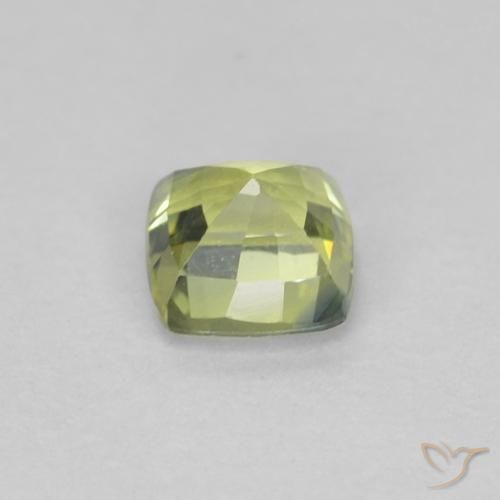 Saphir Multicolore naturelle Coussin, 0.51 ct, VVS-VS