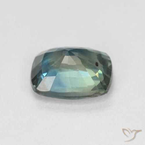 Saphir Multicolore naturelle Coussin, 1.13 ct, VS