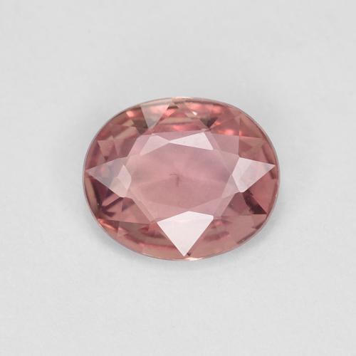 Saphir Rose clair naturelle Coupe ovale, 0.60 ct, VS