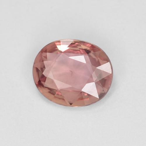 Saphir Rose clair naturelle Coupe ovale, 0.60 ct, VS