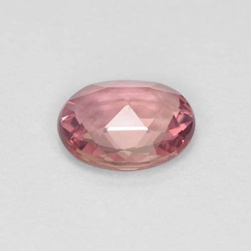 Saphir Rose clair naturelle Coupe ovale, 0.60 ct, VS