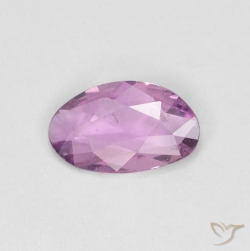 0.46ct Naturel Pourpre rosâtre profond Saphir, Fantaisie, VS