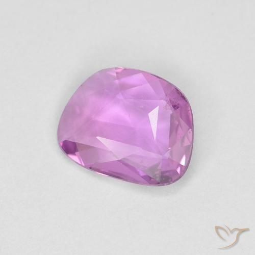 Saphir Medium Light-Purple naturelle Fantaisie, 0.48 ct, VS