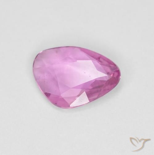 Saphir Rose pourpre royal naturelle Fantaisie, 0.58 ct, VS