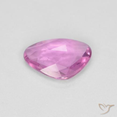 Saphir Rose pourpre royal naturelle Fantaisie, 0.58 ct, VS
