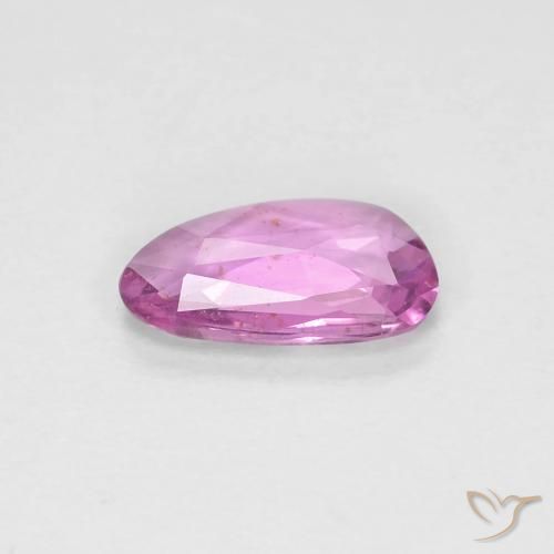 Saphir Pourpre rosâtre intense naturelle Fantaisie, 0.60 ct, VS