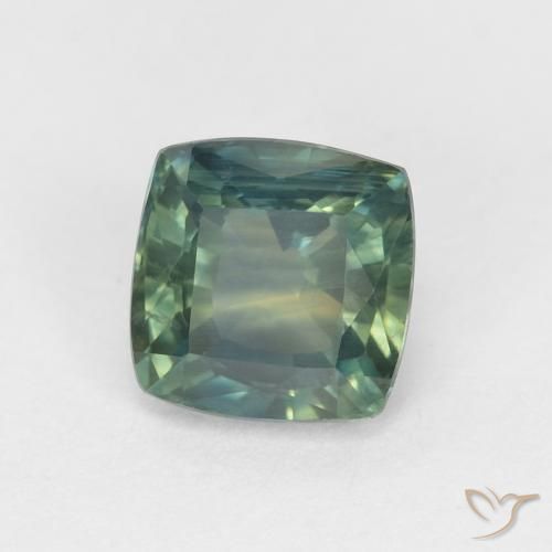 Saphir Multicolore naturelle Coussin, 1.14 ct, VVS-VS