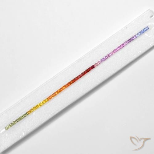 Shop natural 6.42ct Multicolore Saphir gems, Carré, from Tanzanie at GemSelect. In stock, global shipping!