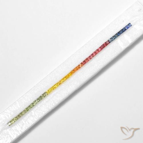 Shop natural 8.07ct Multicolore Saphir gems, Carré, from Tanzanie at GemSelect. In stock, global shipping!