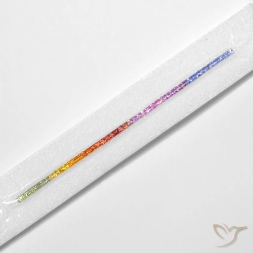 Shop natural 6.06ct Multicolore Saphir gems, Carré, from Tanzanie at GemSelect. In stock, global shipping!