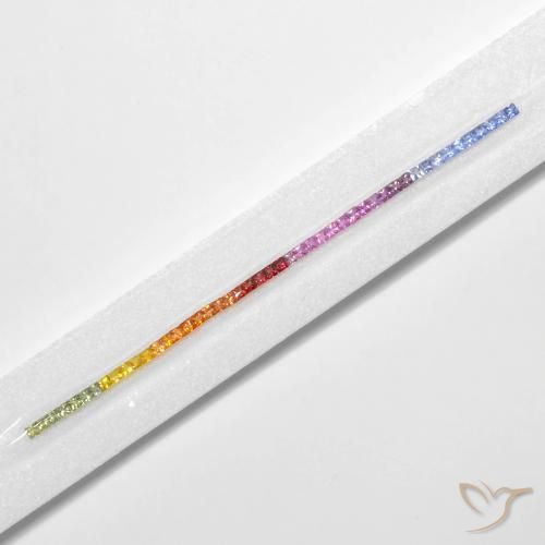 Shop natural 5.96ct Multicolore Saphir gems, Carré, from Tanzanie at GemSelect. In stock, global shipping!