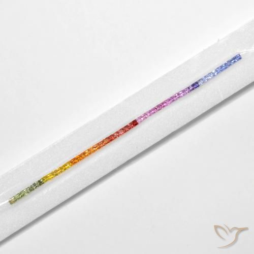 Shop natural 6.32ct Multicolore Saphir gems, Carré, from Tanzanie at GemSelect. In stock, global shipping!