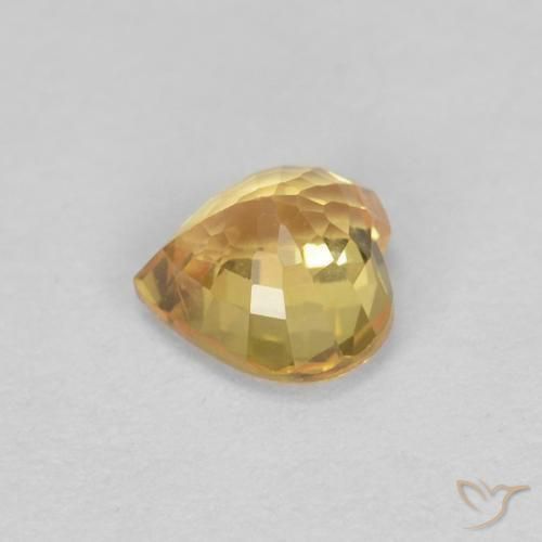 Saphir Top Gold naturelle Cœur, 0.48 ct, VVS-VS