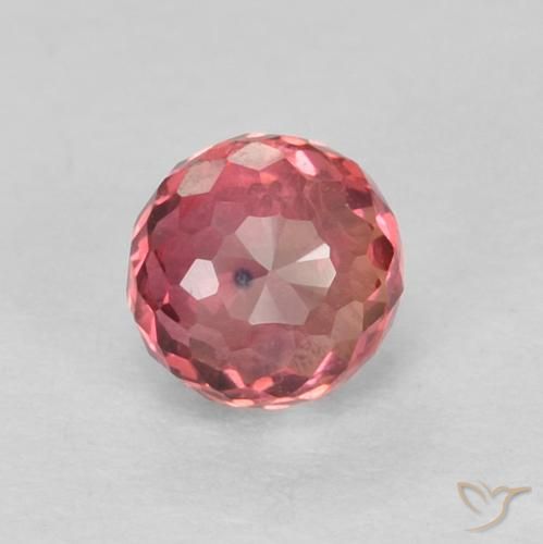 0.48ct Naturel Rouge Rosâtre Saphir, Tour, VVS-VS