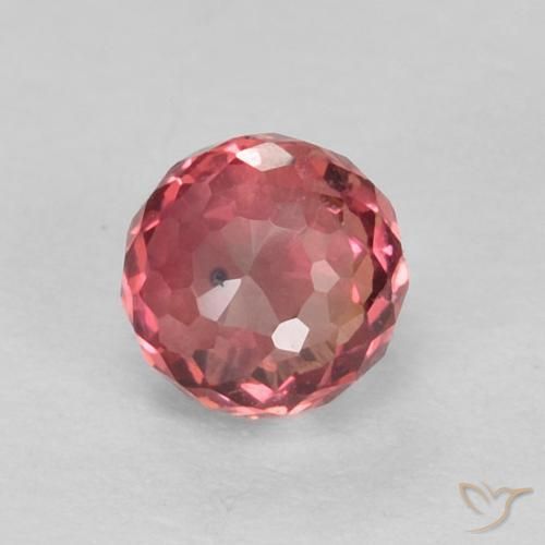 Saphir Rouge Rosâtre naturelle Tour, 0.48 ct, VVS-VS