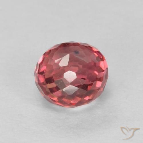 Saphir Rouge Rosâtre naturelle Tour, 0.48 ct, VVS-VS