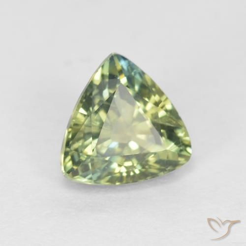 Saphir Multicolore naturelle Trillion, 1.03 ct, VVS-VS