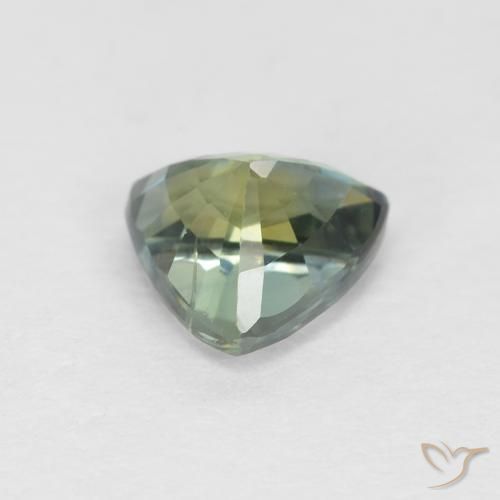 Saphir Multicolore naturelle Trillion, 1.03 ct, VVS-VS