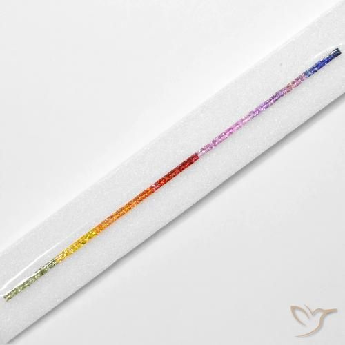 Shop natural 6.64ct Multicolore Saphir gems, Carré, from Tanzanie at GemSelect. In stock, global shipping!
