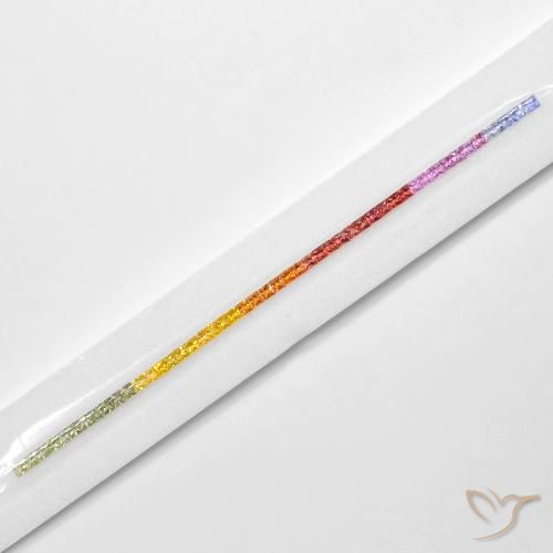 Shop natural 7.98ct Multicolore Saphir gems, Carré, from Tanzanie at GemSelect. In stock, global shipping!