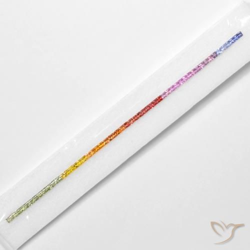 Shop natural 8.29ct Multicolore Saphir gems, Carré, from Tanzanie at GemSelect. In stock, global shipping!