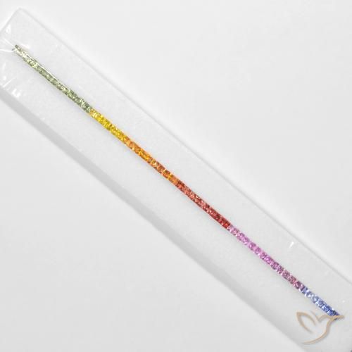 Shop natural 8.29ct Multicolore Saphir gems, Carré, from Tanzanie at GemSelect. In stock, global shipping!
