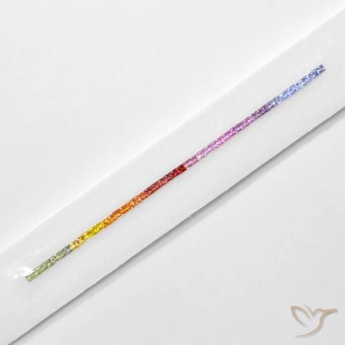 Shop natural 6.06ct Multicolore Saphir gems, Carré, from Tanzanie at GemSelect. In stock, global shipping!