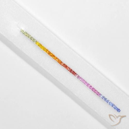 Shop natural 5.21ct Multicolore Saphir gems, Carré, from Tanzanie at GemSelect. In stock, global shipping!