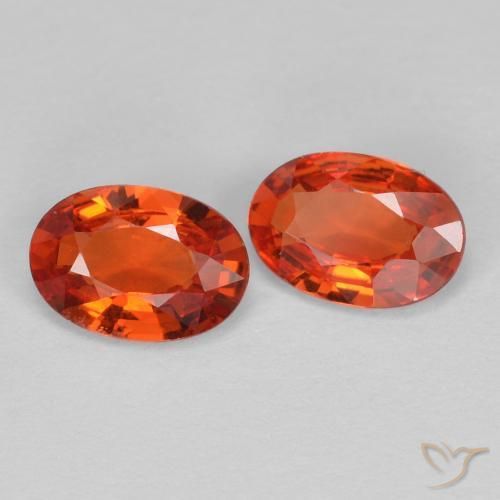 Shop natural 0.91ct Rouge feu Saphir gems, ovale, from Tanzanie at GemSelect. In stock, global shipping!