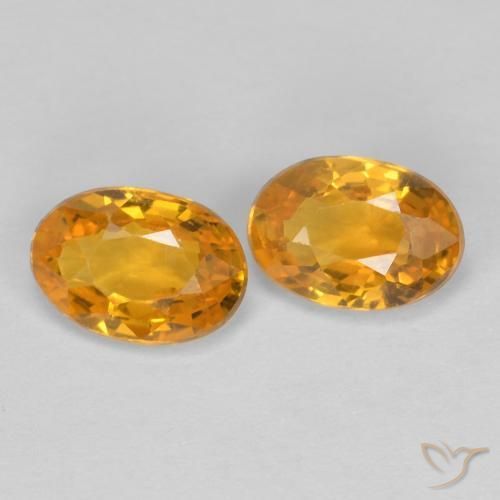 Shop natural 1.22ct Doré-orange foncé Saphir gems, ovale, from Tanzanie at GemSelect. In stock, global shipping!
