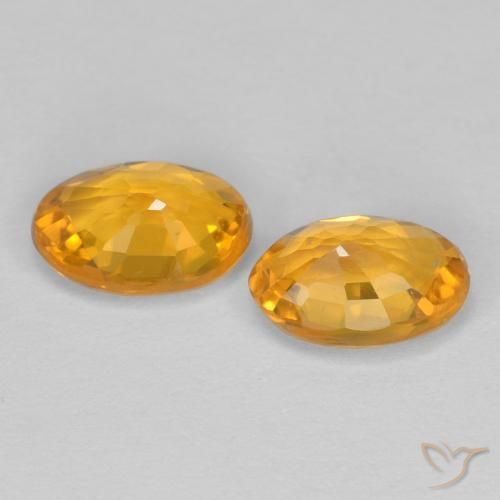 Shop natural 1.22ct Doré-orange foncé Saphir gems, ovale, from Tanzanie at GemSelect. In stock, global shipping!