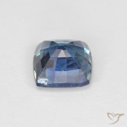 Saphir Sarcelle naturelle Coussin, 0.97 ct, VS-SI