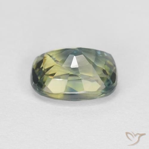 Saphir Multicolore naturelle Coussin, 1.18 ct, VS-SI