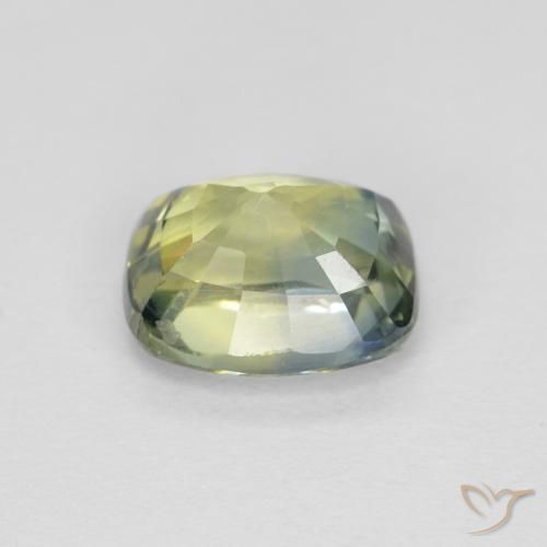 Saphir Multicolore naturelle Coussin, 1.06 ct, VVS-VS