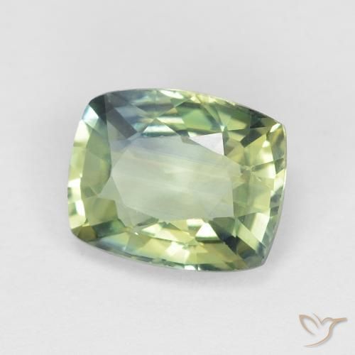 Saphir Multicolore naturelle Coussin, 1.29 ct, VVS