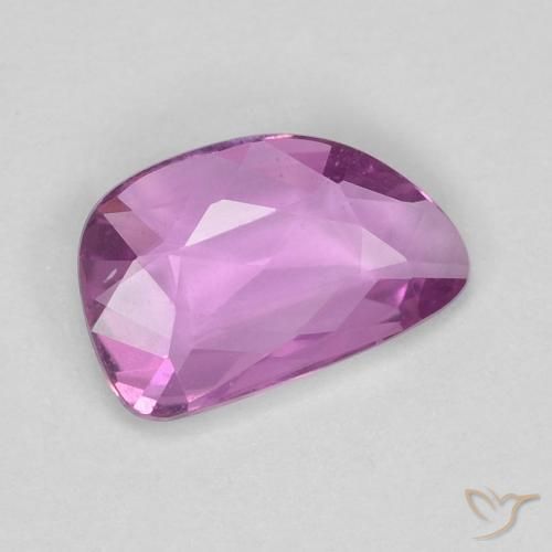Saphir Pourpre rosâtre intense naturelle Fantaisie, 0.57 ct, VVS-VS