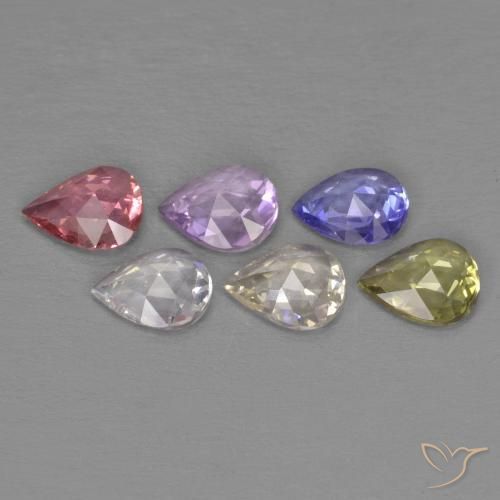 Shop natural 2.72ct Multicolore Saphir gems, En forme de poire, from Madagascar at GemSelect. In stock, global shipping!