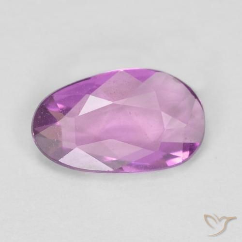 0.55ct Naturel Rose pourpre royal Saphir, Fantaisie, VVS