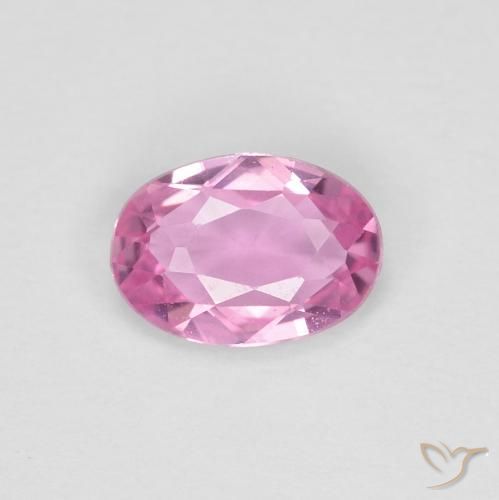 0.41ct Naturel Rose vif Saphir, ovale, VVS