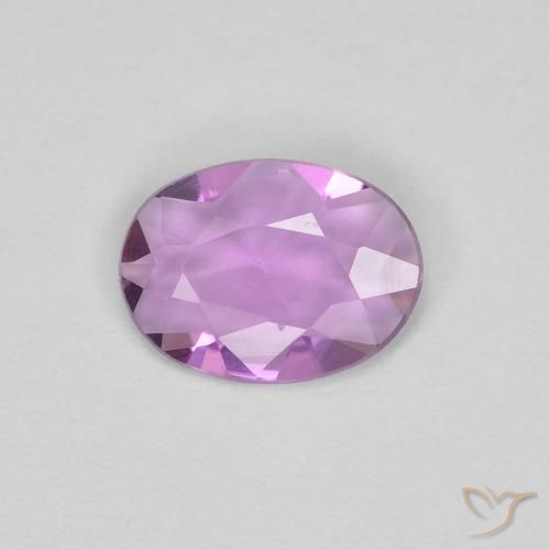 0.48ct Naturel Violet rosâtre léger Saphir, ovale, VVS