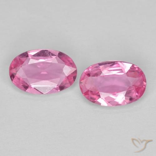 0.80ctw Naturel Rose intense Saphir, ovale, VVS