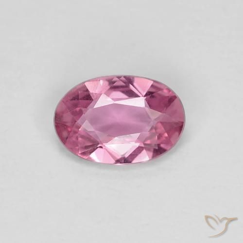 0.40ct Naturel Rose moyen Saphir, ovale, VVS-VS
