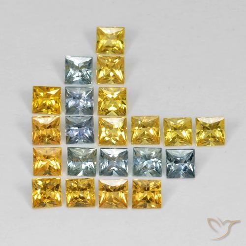 Shop natural 2.87ct Multicolore Saphir gems, Carré, from Tanzanie at GemSelect. In stock, global shipping!