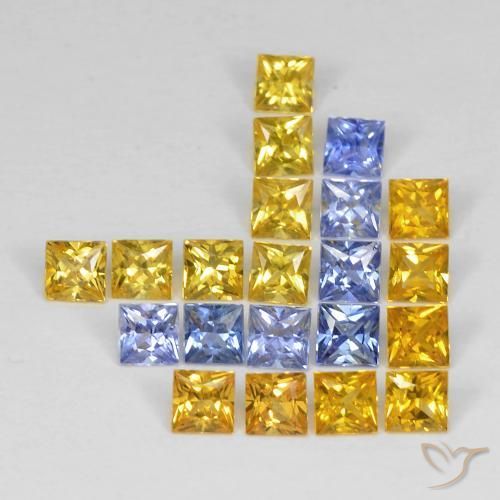 Shop natural 3.37ct Multicolore Saphir gems, Carré, from Tanzanie at GemSelect. In stock, global shipping!