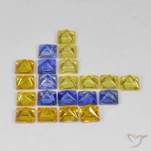 Shop natural 3.51ct Multicolore Saphir gems, Carré, from Tanzanie at GemSelect. In stock, global shipping!